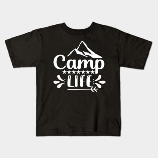 Camping lover camping life Kids T-Shirt